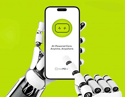 NiceMD.ai — AI healthcare brand presentation