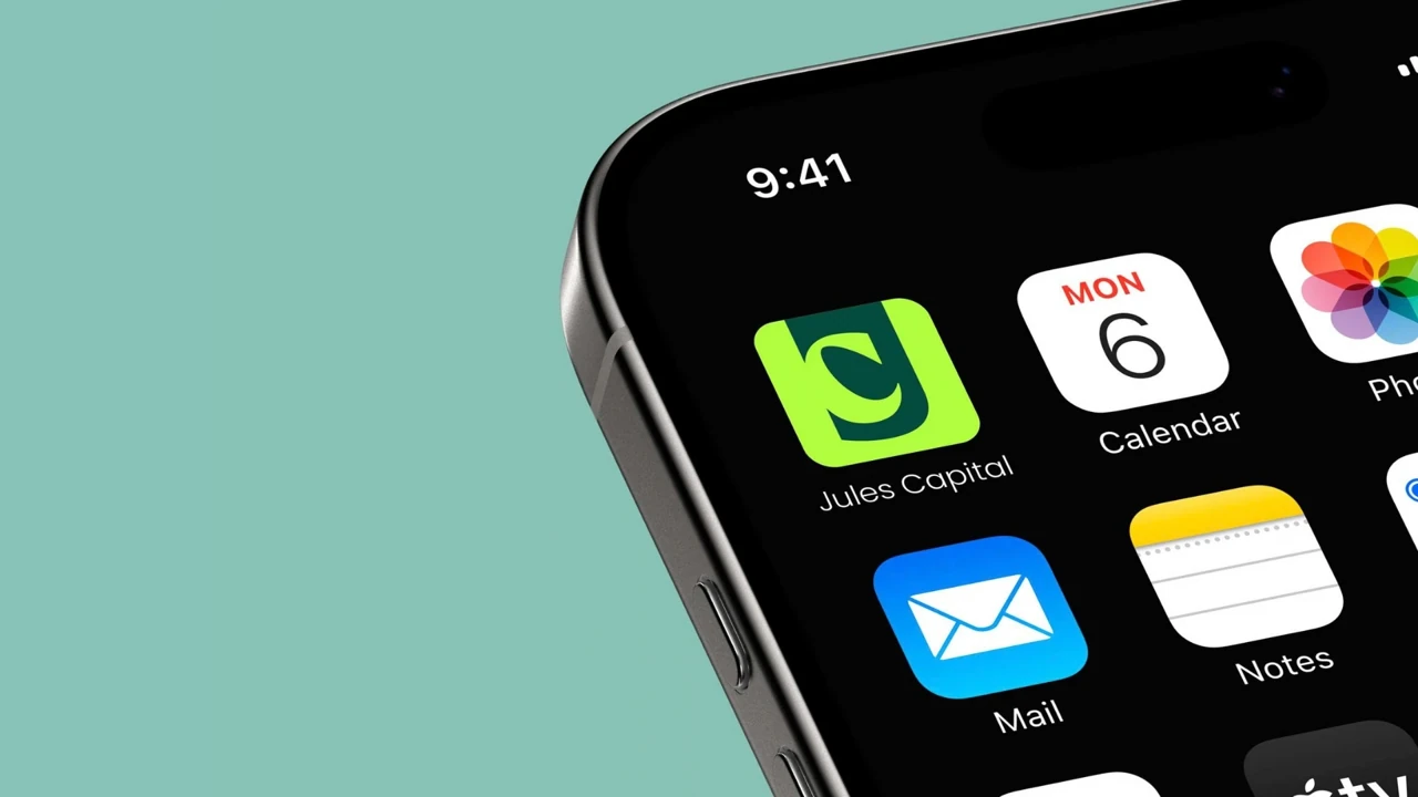 Jules Capital Partners — mobile application icon presentation
