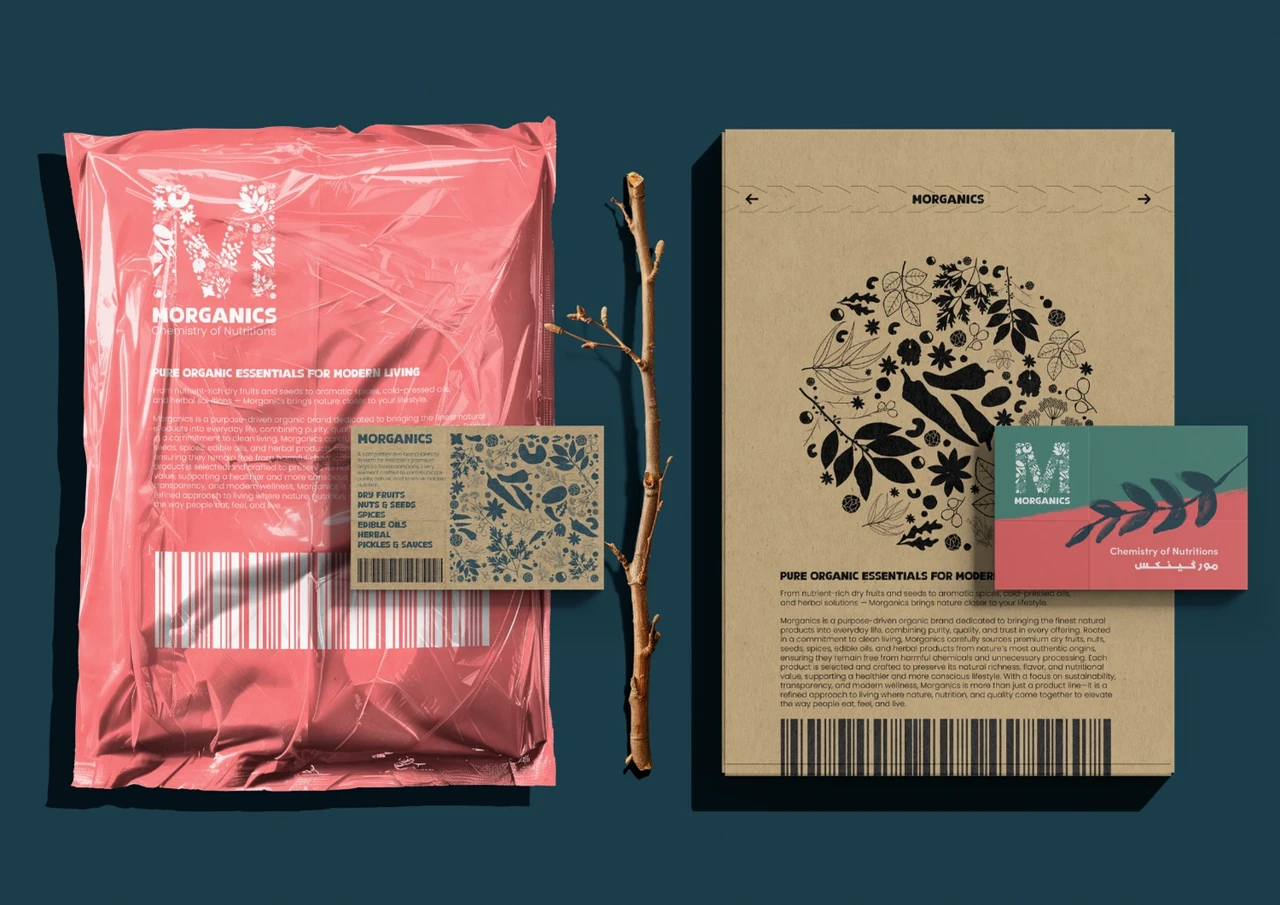 Morganics — Branded stationery and collateral