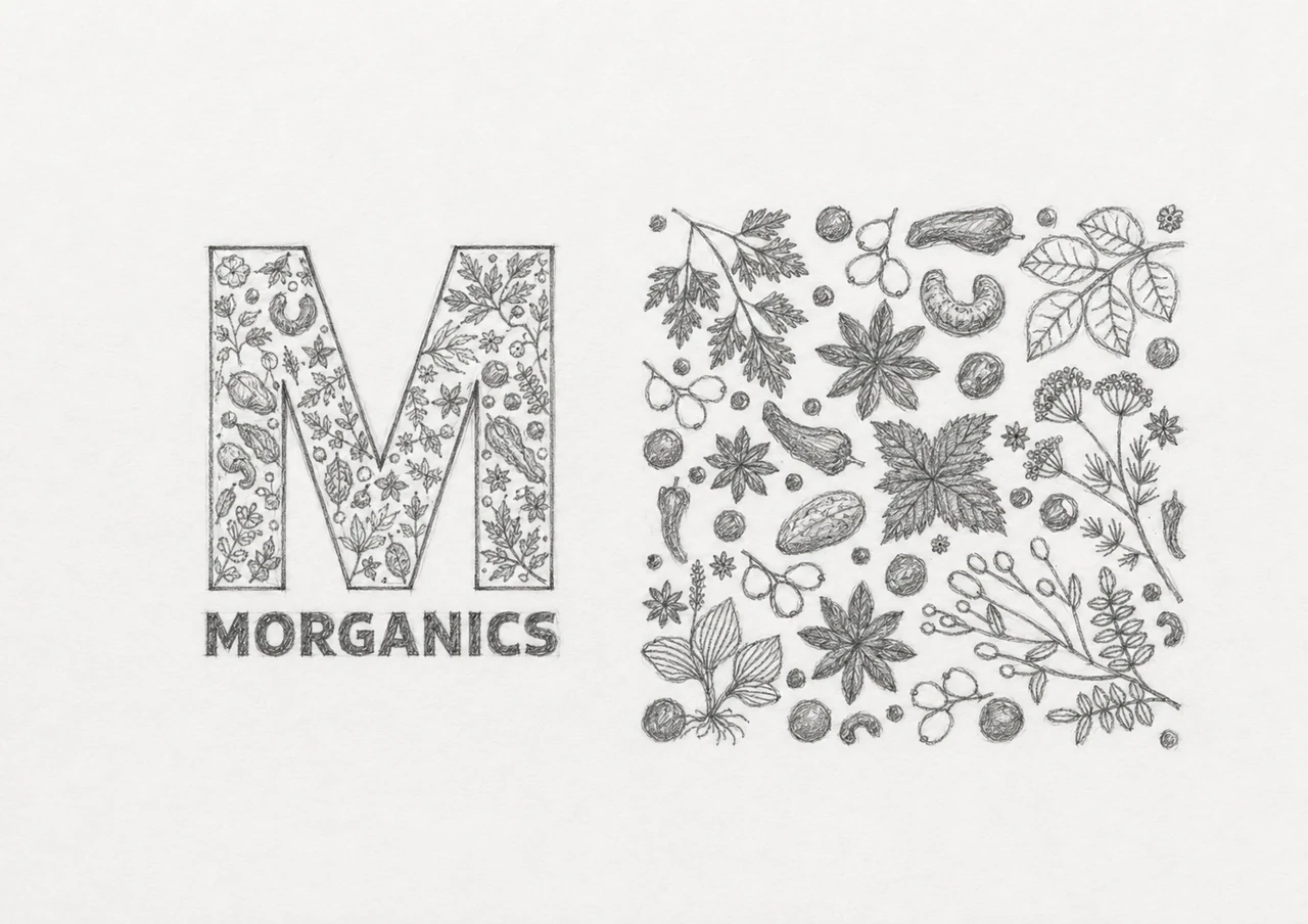 Morganics — Botanical mark and pattern development
