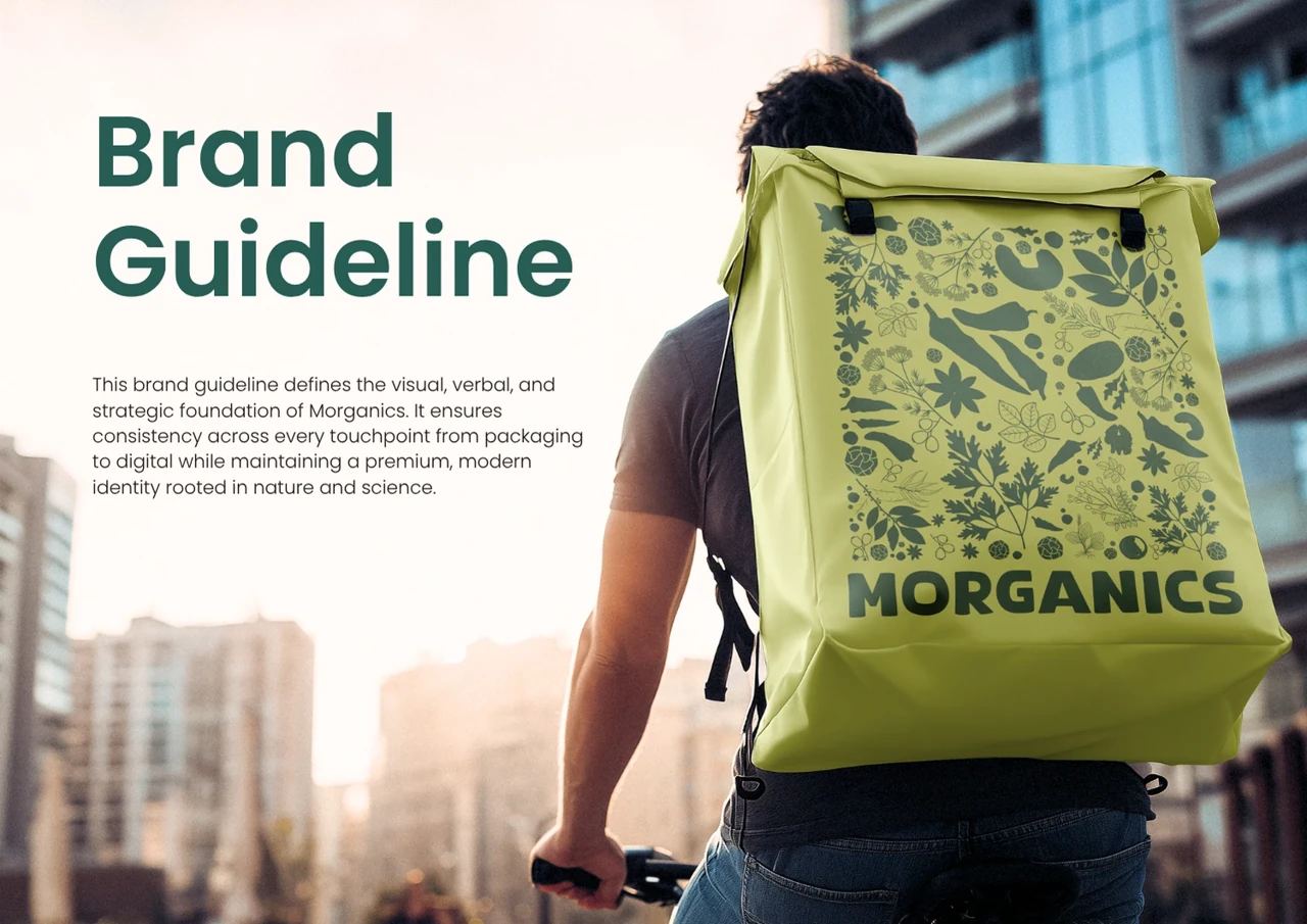 Morganics — Brand guidelines introduction