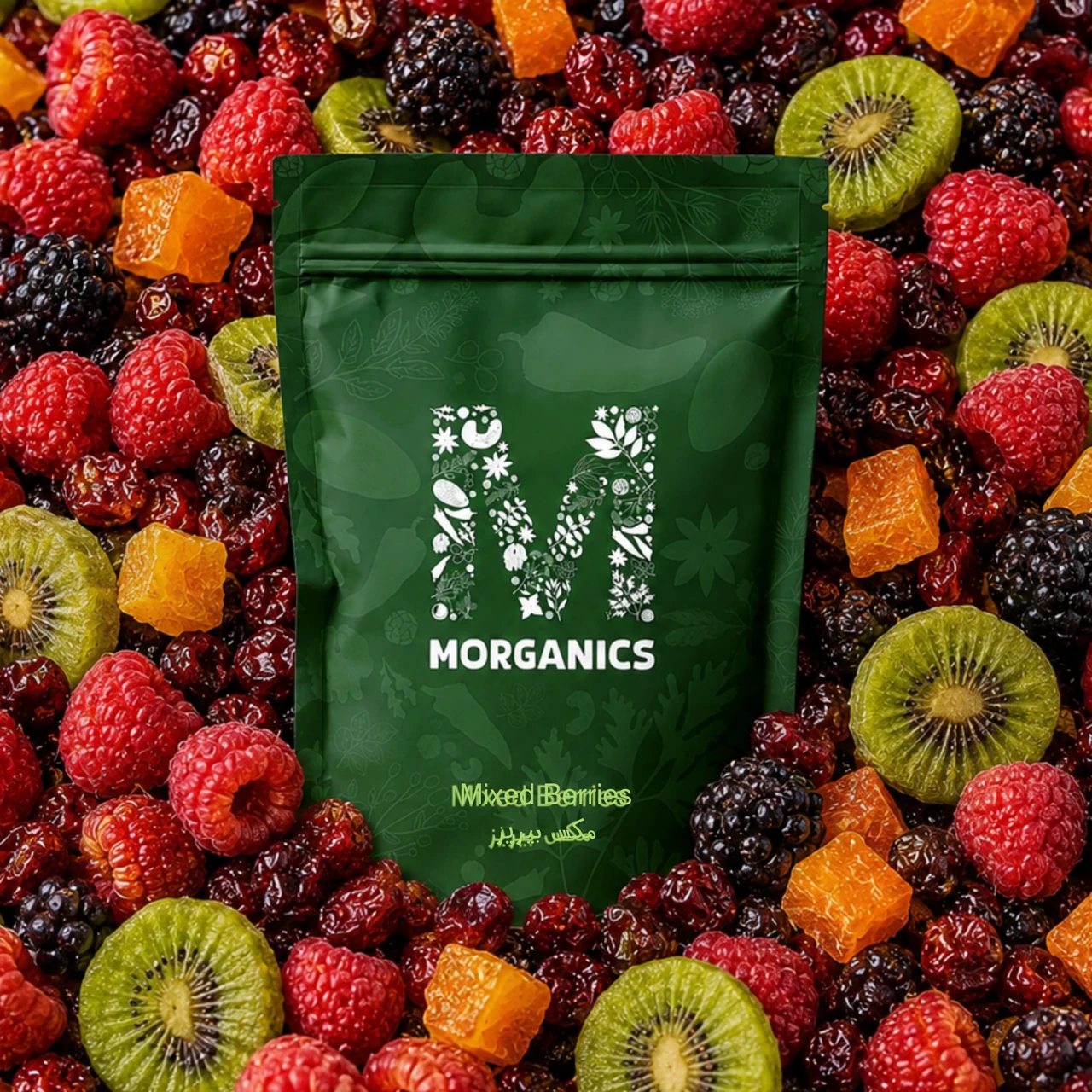Morganics — product packaging and ingredient-led presentation 6