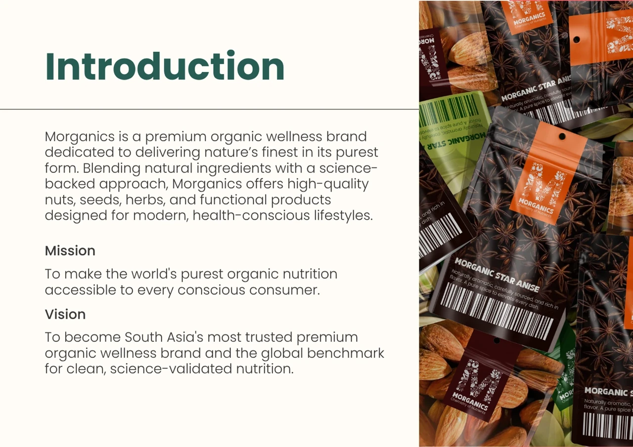 Morganics — Brand positioning, mission and vision
