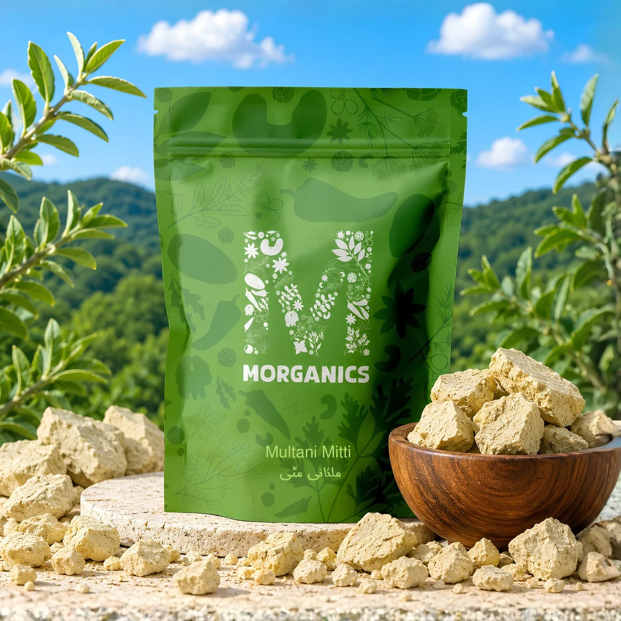 Morganics — product packaging and ingredient-led presentation 13