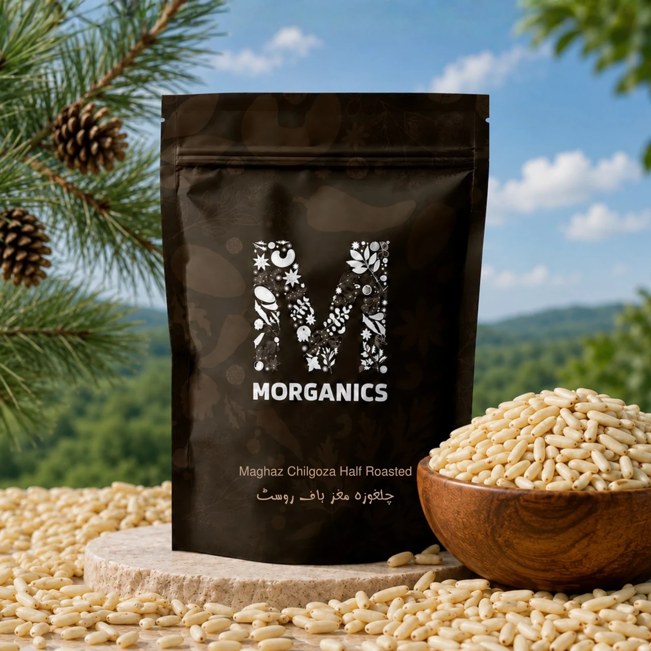 Morganics — product packaging and ingredient-led presentation 3