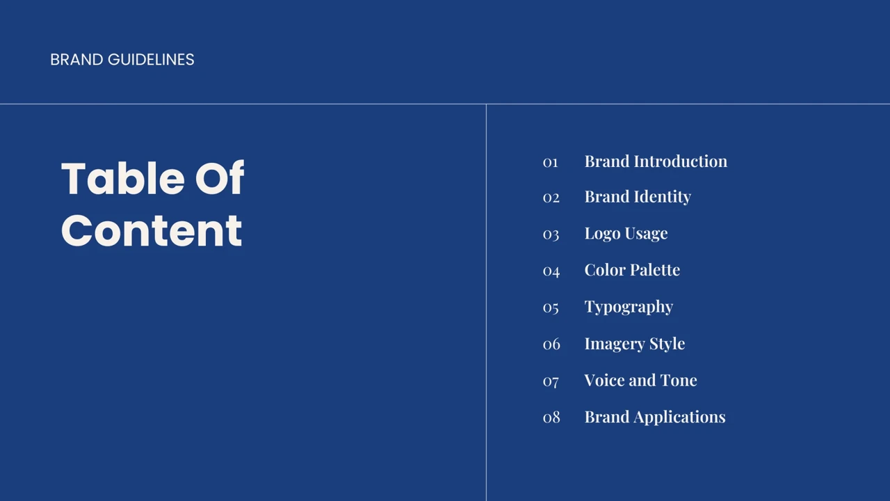 Mackenzie Cramblit — Contents of the personal brand guidelines