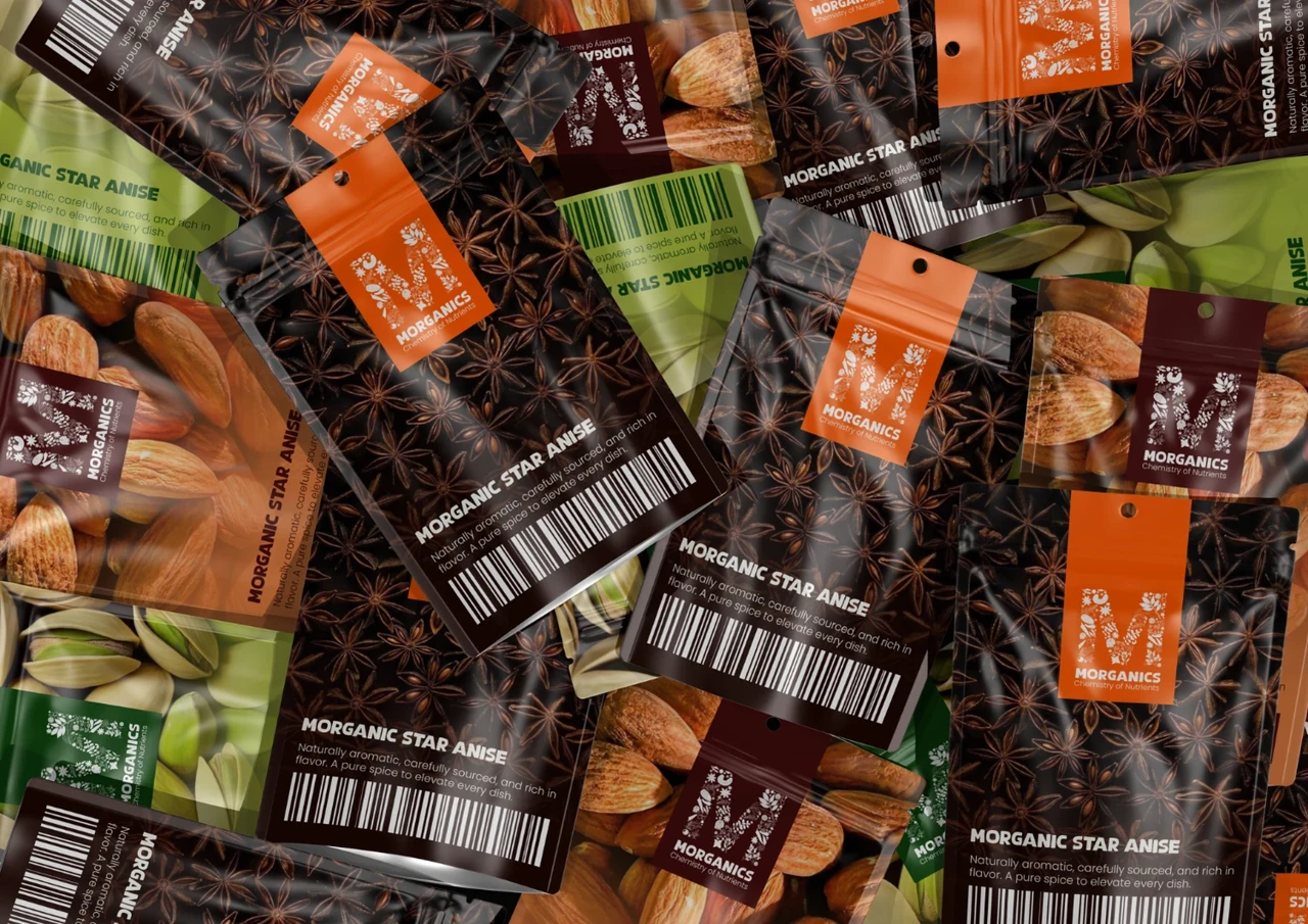 Morganics — Packaged product assortment
