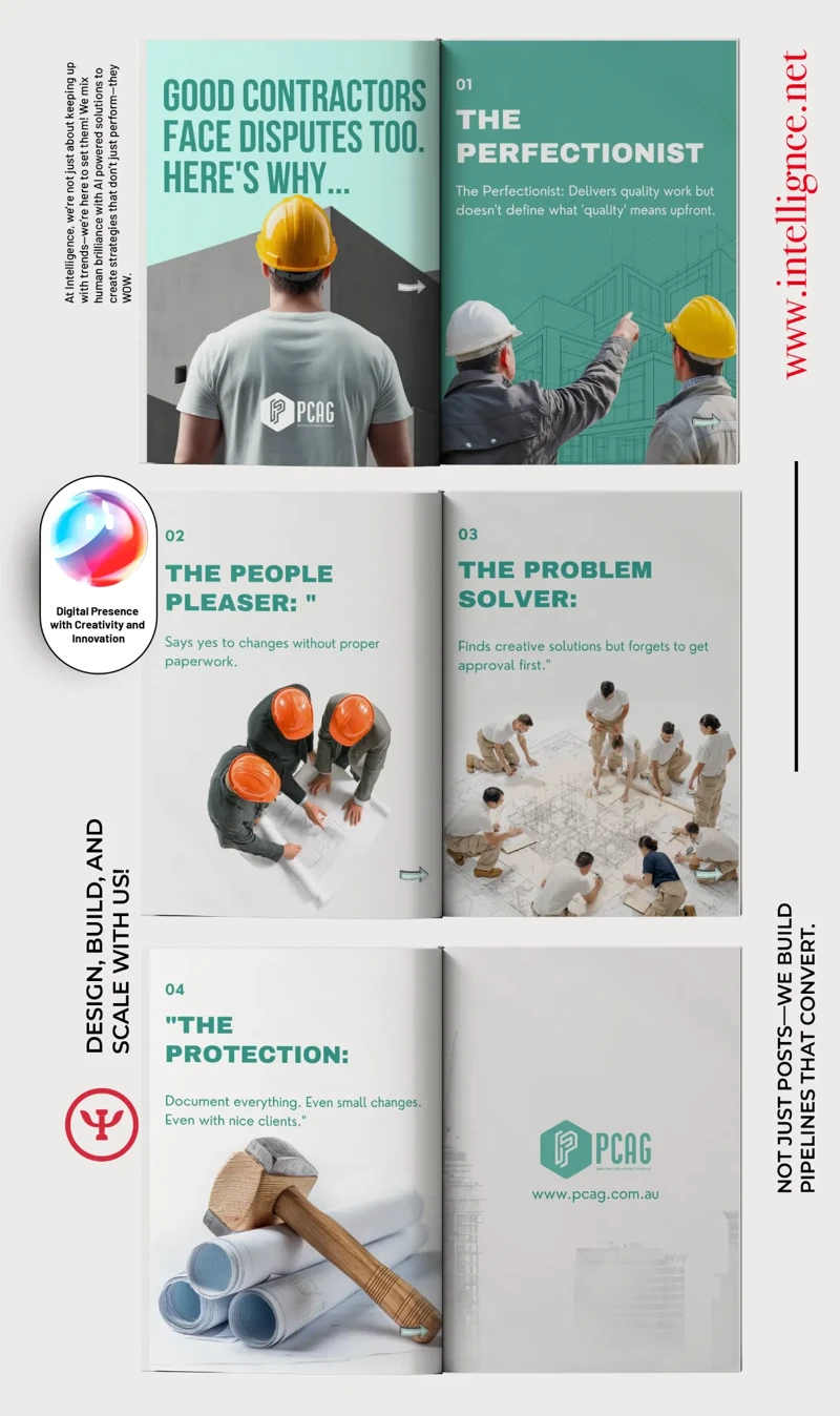 LinkedIn personal brand content design by Hadi Hassan — presentation board 18