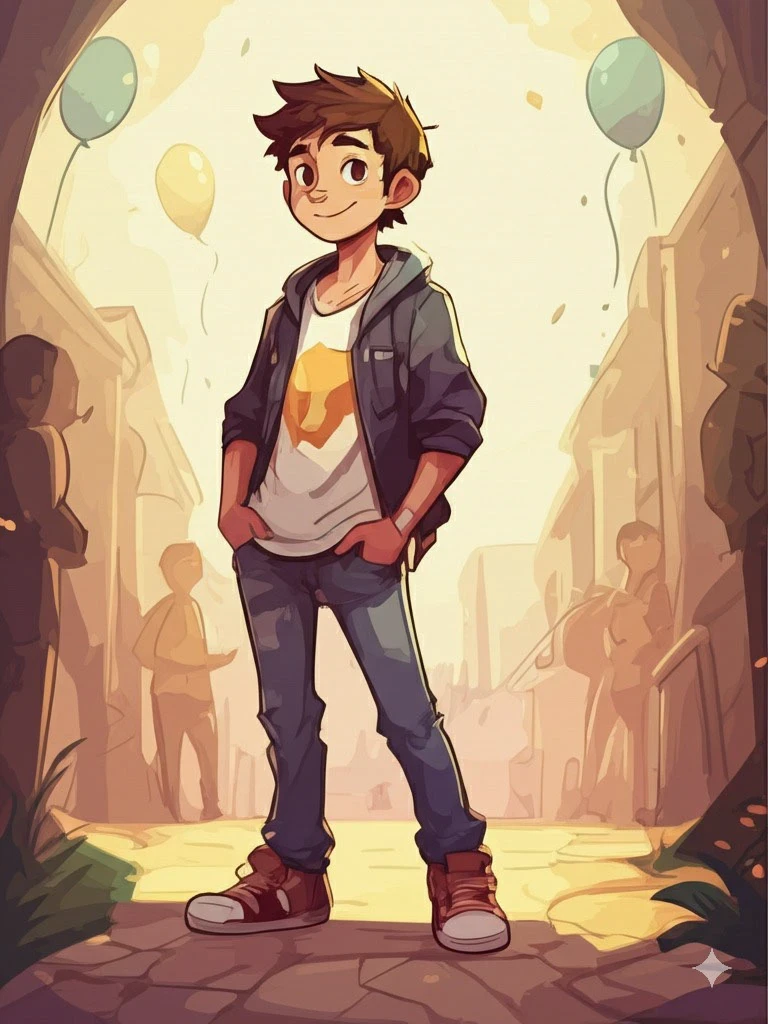 Character concept exploration for Hadi Hassan’s AI animation project, visual 01