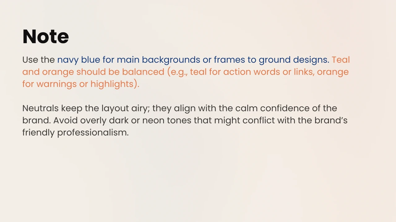 Mackenzie Cramblit — Colour hierarchy and background guidance