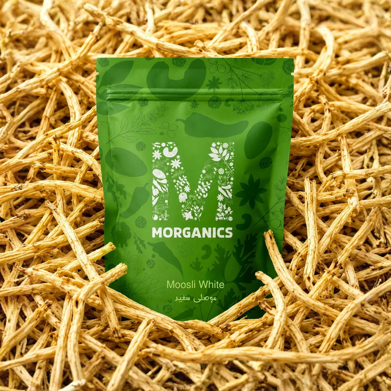 Morganics — product packaging and ingredient-led presentation 8