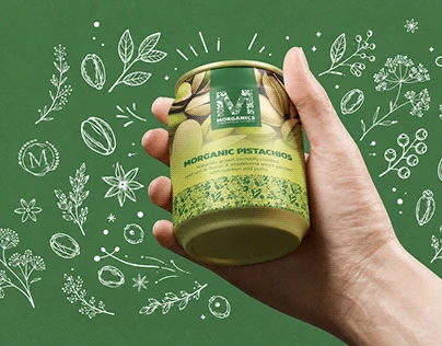 Morganics brand identity and packaging project cover