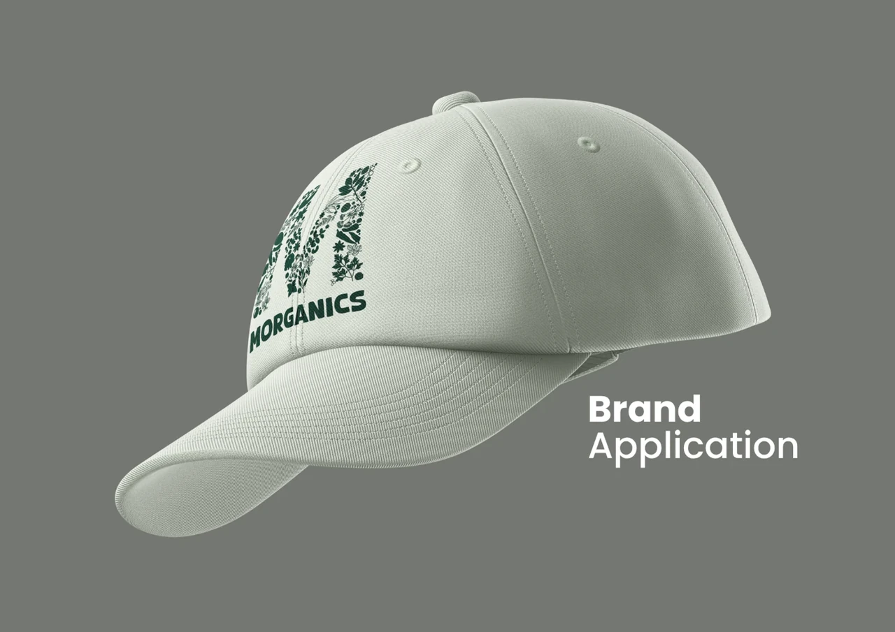 Morganics — Branded cap application