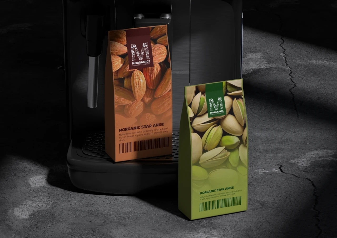 Morganics — Product packaging presentation