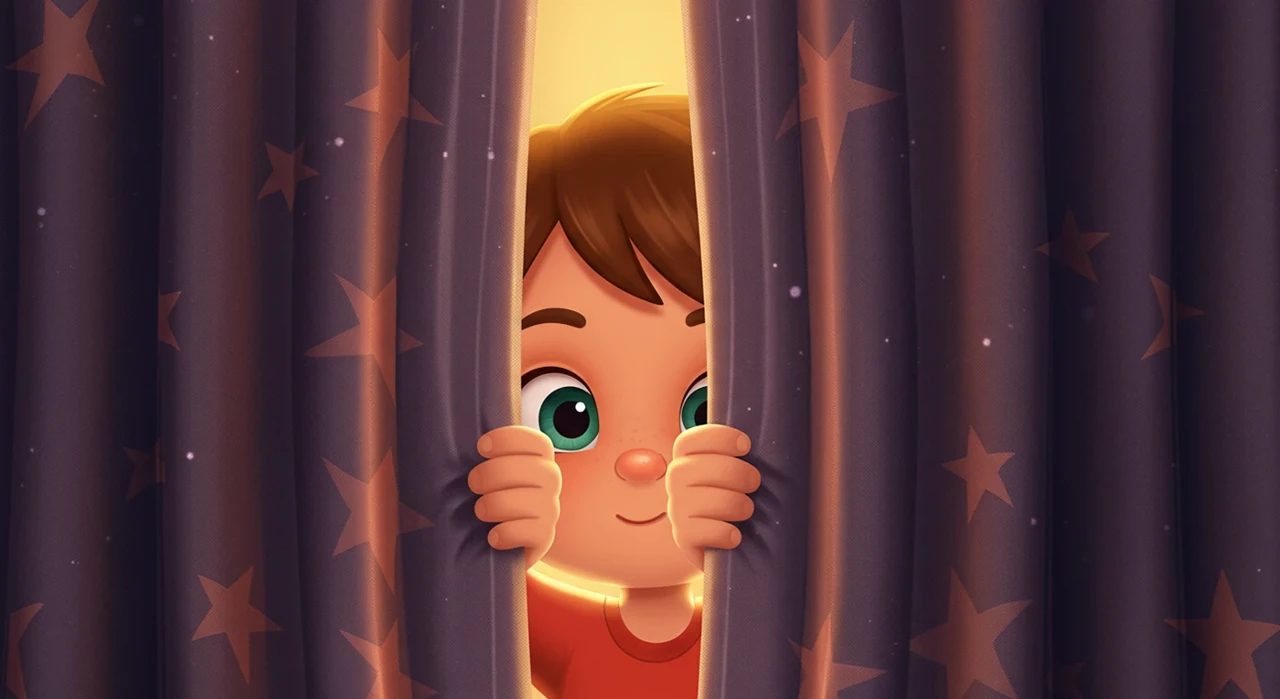 Illustrated narrative frame for Hadi Hassan’s AI animation project, visual 50