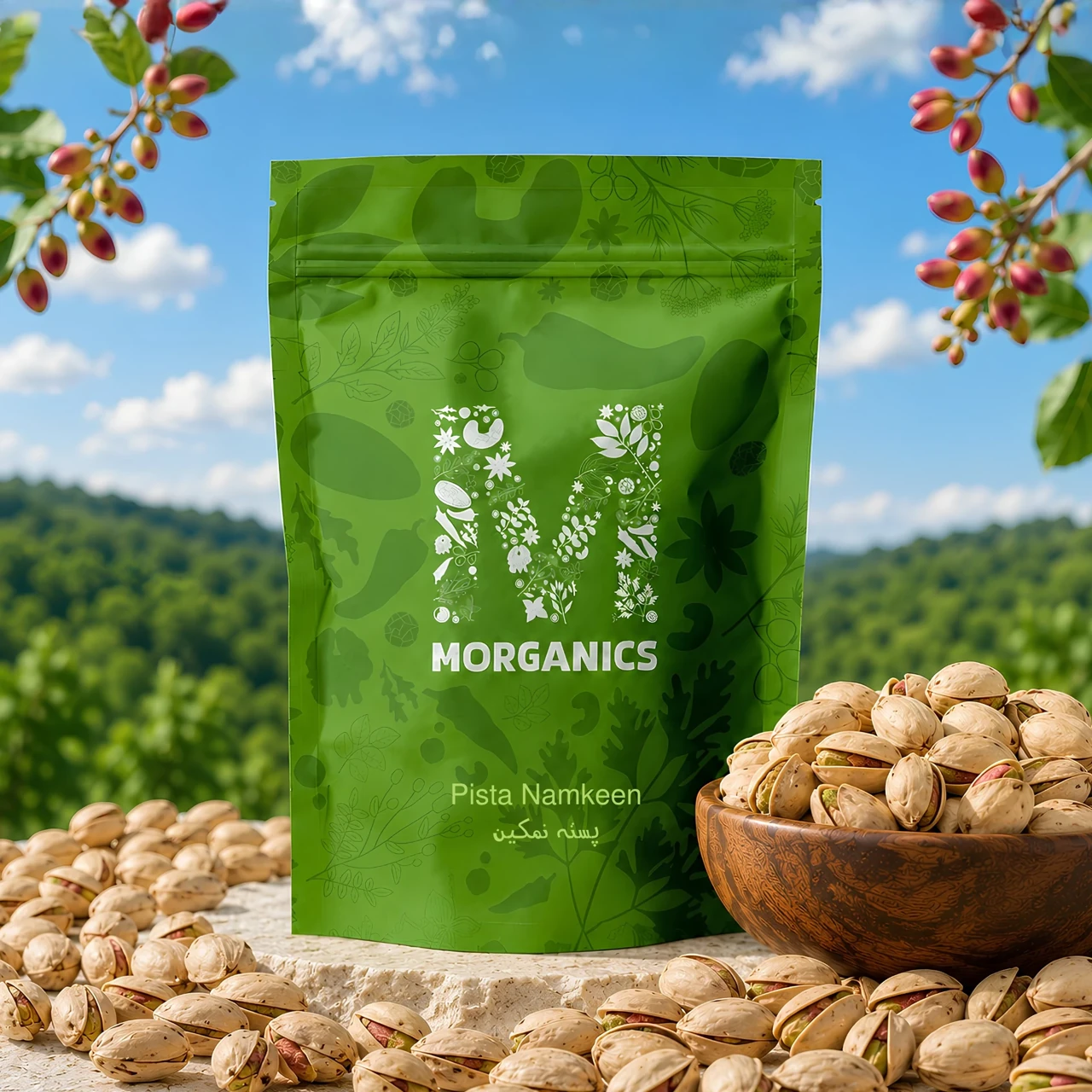 Morganics — product packaging and ingredient-led presentation 23