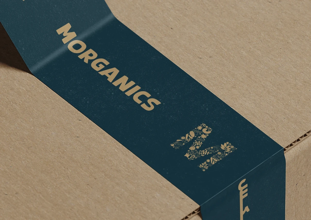 Morganics — Branded box application