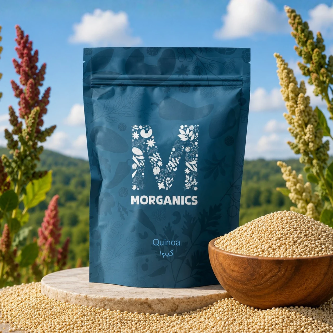 Morganics — product packaging and ingredient-led presentation 27