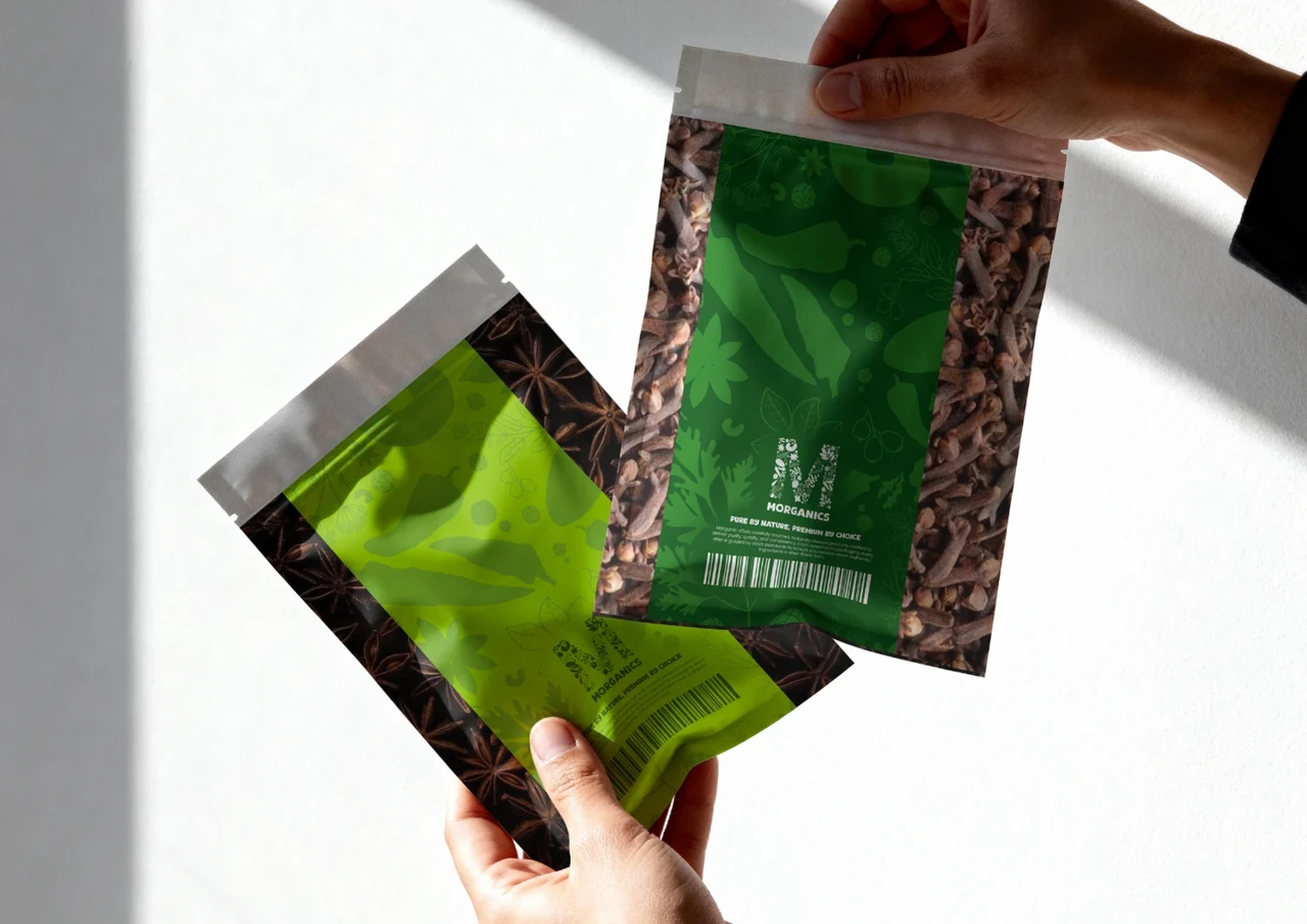Morganics — Product pouch range