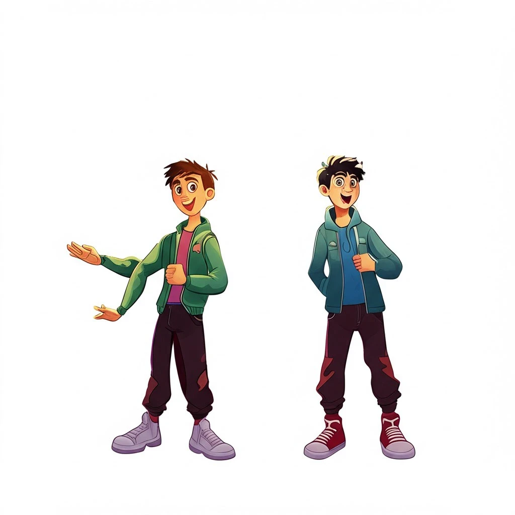 Character concept exploration for Hadi Hassan’s AI animation project, visual 04